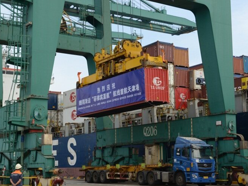 Tianjin Port opens new RCEP route (photo)